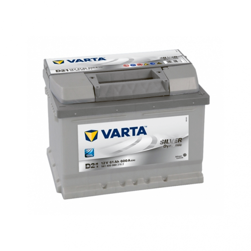 Автомобільний акумулятор VARTA Silver Dynamic 61Ah 600A R+ (правий +) D21