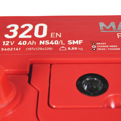 Автомобільний акумулятор MAXION Premium Asia 40Ah 320A L+ (лівий +) NS40