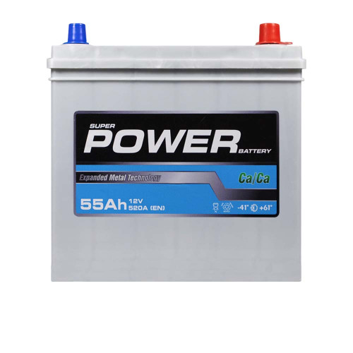 Автомобільний акумулятор POWER Silver Asia 55Ah 520A R+ (правий +) NS60 SMF н. до.