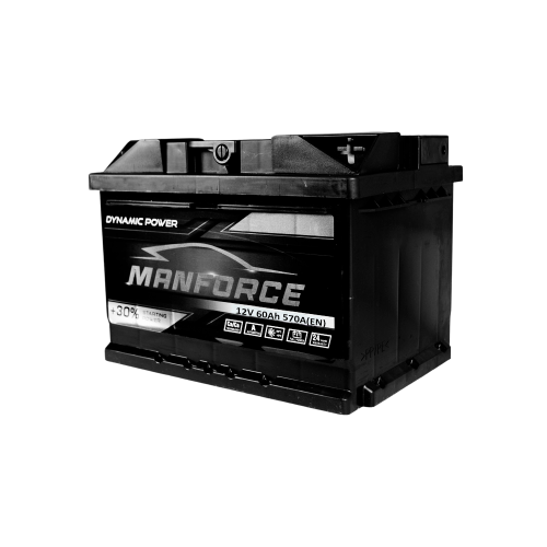 Автомобільний акумулятор MANFORСE 60Ah 570A R+ (правий +) MF L2