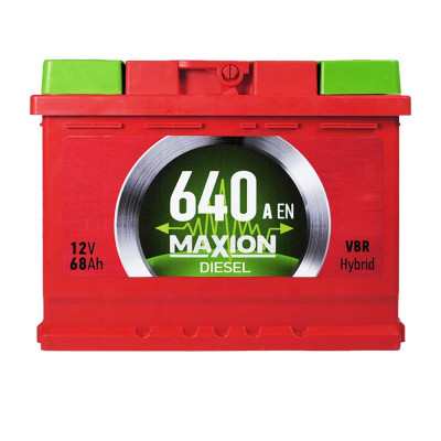 Автомобільний акумулятор MAXION Diesel 68Ah 640A L+ (лівий +) MF L2