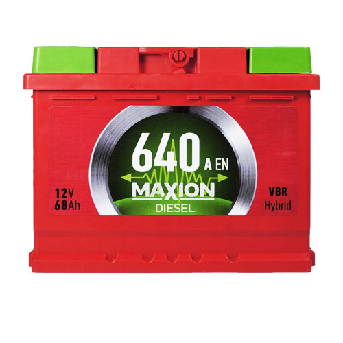 Автомобільний акумулятор MAXION Diesel 68Ah 640A L+ (лівий +) MF L2