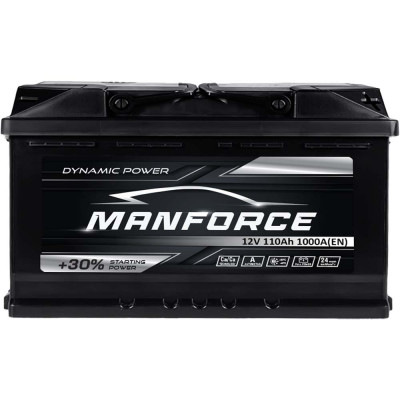 Автомобільний акумулятор MANFORСE 110Ah 1000A R+ (правий +) MF L5