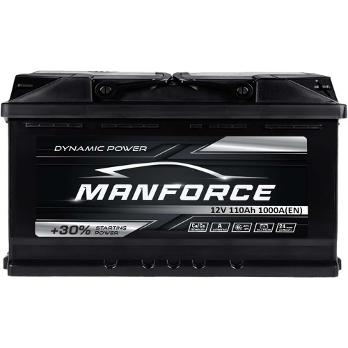 Автомобільний акумулятор MANFORСE 110Ah 1000A R+ (правий +) MF L5