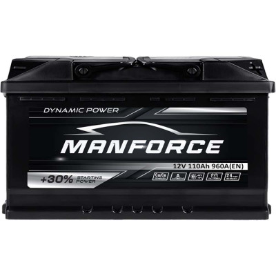 Автомобільний акумулятор MANFORСE 110Ah 960A R+ (правий +) MF L5