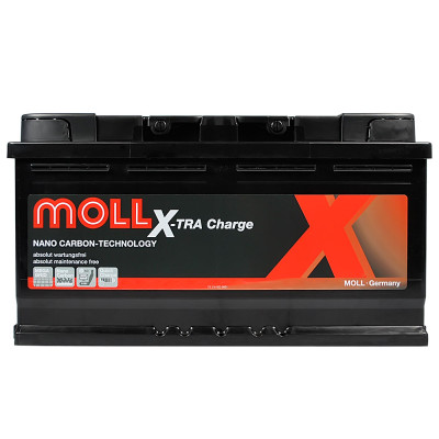 Автомобільний акумулятор MOLL X-Tra Charge (L5) 100Ah 850A R+ (правий +)