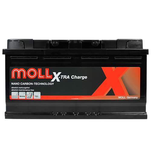 Автомобільний акумулятор MOLL X-Tra Charge (L5) 100Ah 850A R+ (правий +)