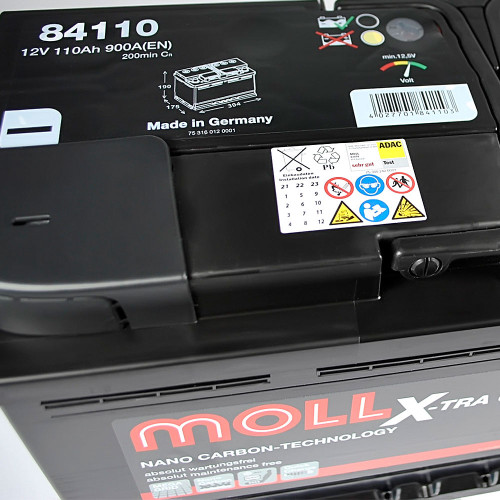 Автомобільний акумулятор MOLL X-Tra Charge (L6) 110Ah 900A R+ (правий +) Автомобільний акумулятор MOLL X-Tra Charge (L6) 110Ah 900A R+ (правий +)