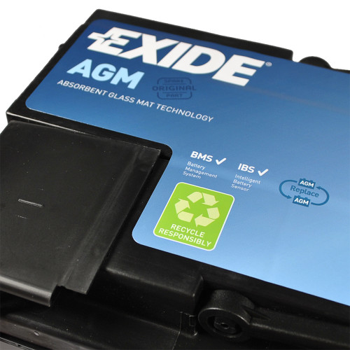 Автомобільний акумулятор EXIDE (EK950) Start-Stop AGM 95Аh 850A R+