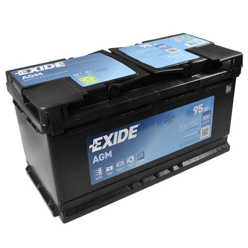 Автомобільний акумулятор EXIDE (EK950) Start-Stop AGM 95Аh 850A R+