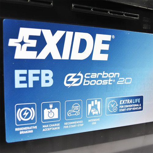 Автомобільний акумулятор EXIDE (EL1000) Start-Stop EFB 100Аh 900A R+