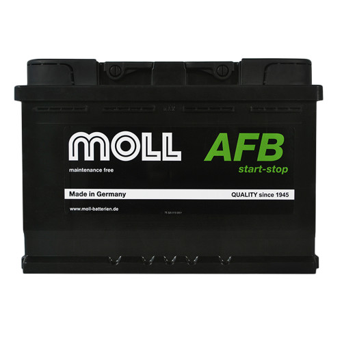 Автомобільний акумулятор MOLL AFB (L3) start/stop 76Ah 760A R+ (правий +) Автомобільний акумулятор MOLL AFB (L3) start/stop 76Ah 760A R+ (правий +)