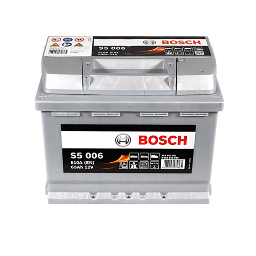 Автомобільний акумулятор BOSCH 63Ah 610A L+ (лівий +) L2 (S50 060)