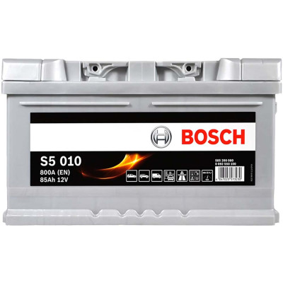 Автомобільний акумулятор BOSCH 85Ah 800A R+ (правий +) S50 100