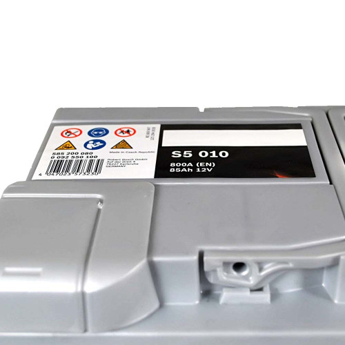 Автомобільний акумулятор BOSCH 85Ah 800A R+ (правий +) S50 100