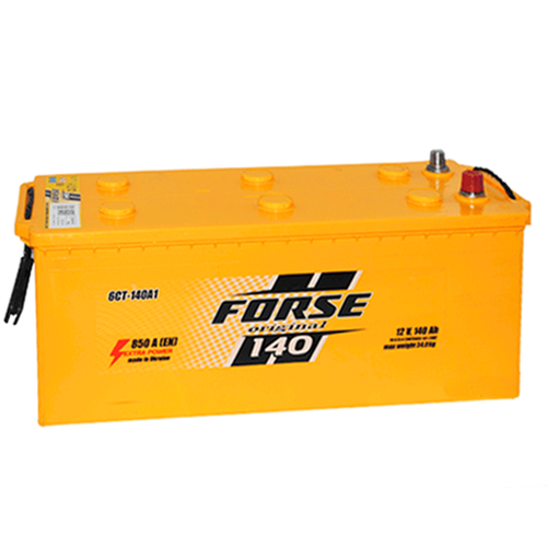 Автомобільний акумулятор FORSE 140Аh 850A L+ (лівий +) (ISTA, Україна)