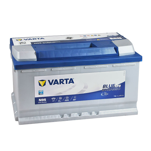 Автомобільний акумулятор VARTA Blue Dynamic EFB 95Ah 850A R+ (правий +)