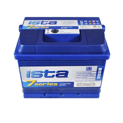 Автомобільний акумулятор ISTA 7 Series 60Ah 600A R+ (правий +) L2