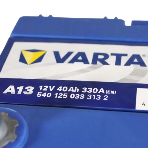 Автомобільний акумулятор VARTA Blue Dynamic Asia 40Ah 330A R+ (правий +) A13