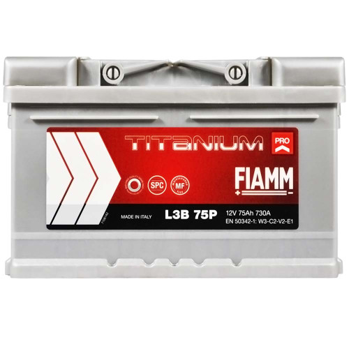 Автомобільний акумулятор FIAMM Titanium Pro 75Аh 730А R+ (правий +)