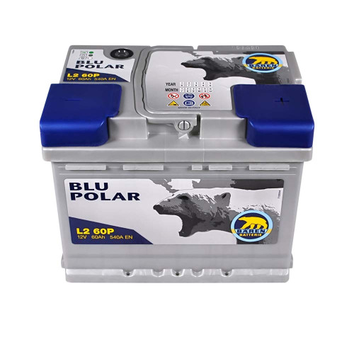 Автомобільний акумулятор BAREN Blu polar 60Аh 540А R+ (правий +) L2