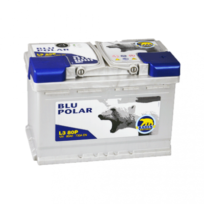Автомобільний акумулятор BAREN Blu polar 80Аh 730А R+ (правий +)