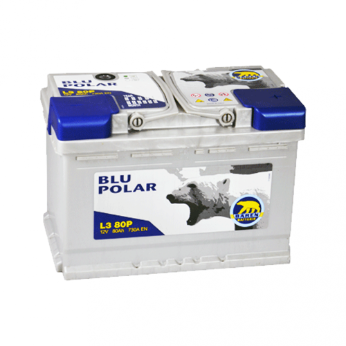 Автомобільний акумулятор BAREN Blu polar 80Аh 730А R+ (правий +)