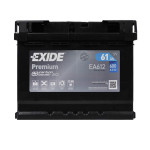 Автомобільний акумулятор EXIDE Premium (EA612) 61Аh 600Ah R+ h=175