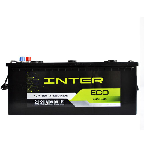 Автомобільний акумулятор INTER Eco 190Ah 1250A L+ (D5) (WESTA)