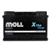 Автомобільний акумулятор MOLL X-Tra Charge (L3B) 74Ah 700A R+ (правий +)