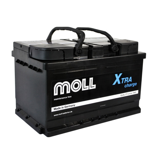 Автомобільний акумулятор MOLL X-Tra Charge (L3B) 74Ah 700A R+ (правий +)