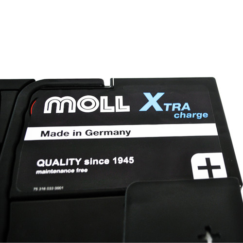 Автомобільний акумулятор MOLL X-Tra Charge (L3B) 74Ah 700A R+ (правий +)