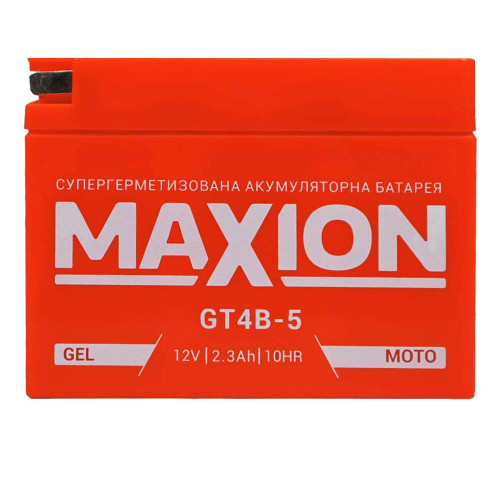 Мото акумулятор MAXION 12V 2,3A R+ (правий +) GT 4B-5