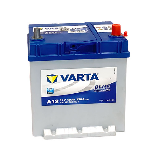 Автомобільний акумулятор VARTA Blue Dynamic Asia 40Ah 330A R+ (правий +) A13