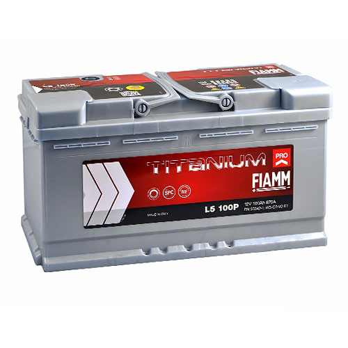Автомобільний акумулятор FIAMM Titanium Pro 100Аh 870А R+ (правий +)