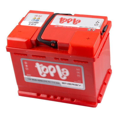 Авто акумулятор Topla Energy (L2) 66Ah 620A R+ (правий +)