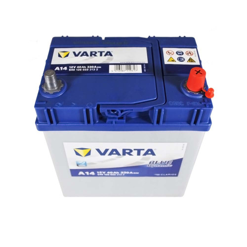 Автомобільний акумулятор VARTA Blue Dynamic Asia 40Ah 330А R+ (правий +) A14