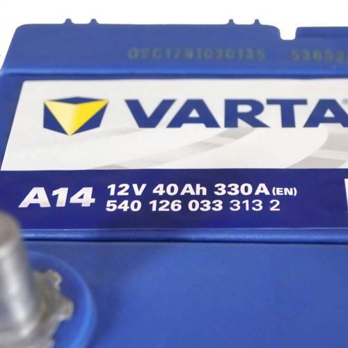 Автомобільний акумулятор VARTA Blue Dynamic Asia 40Ah 330А R+ (правий +) A14