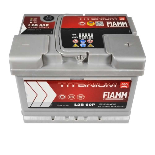 Автомобільний акумулятор FIAMM Titanium Pro 60Аh 600А R+ (правий +) (h-175)