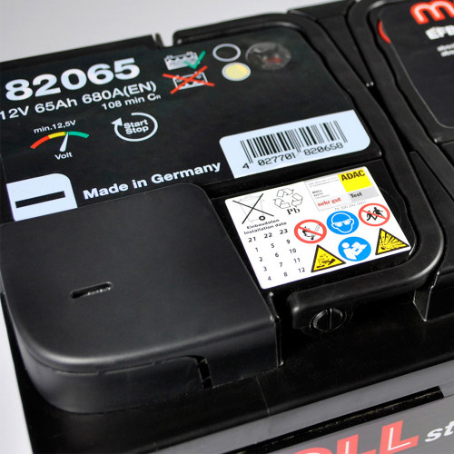 Автомобільний акумулятор MOLL EFB (L2B) 65Ah 680A R+ (правий +)