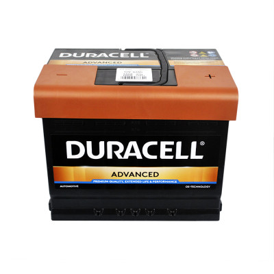 Автомобільний акумулятор DURACELL Advanced (L2) 62Ah 550A R+ (правий +)