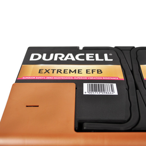 Автомобільний акумулятор DURACELL Extreme EFB (L3) 75Ah 700A R+ (правий +)