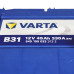 Автомобільний акумулятор VARTA Blue Dynamic Asia 45Ah 330A R+ (правий +) B31 тонка клема