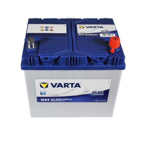 Автомобільний акумулятор VARTA Blue Dynamic Asia 60Ah 540A R+ (правий +) D47