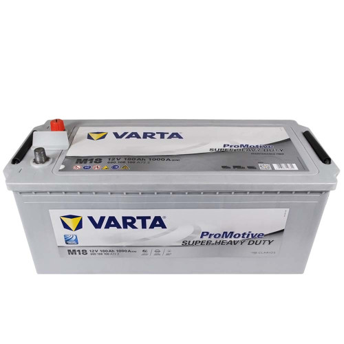 Автомобільний акумулятор VARTA Promotive Super Heavy Duty 180Аh 1000А L+ (лівий +) M18