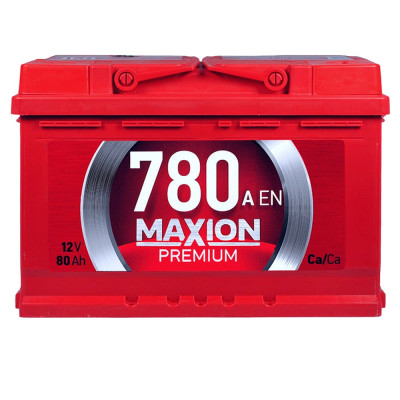 Автомобільний акумулятор MAXION Premium 80 Аh 780A R+ (правий +) TR L3
