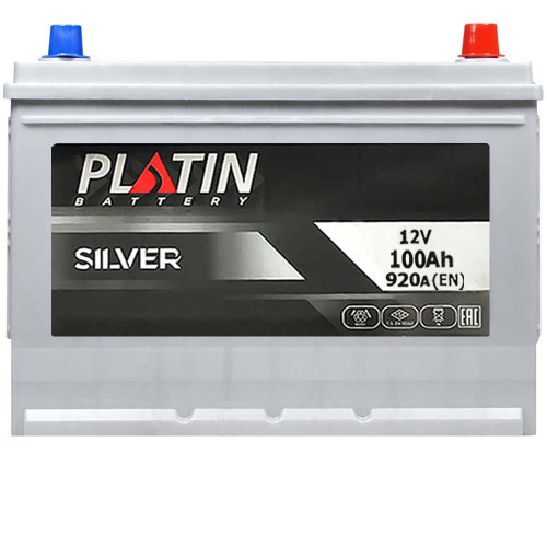 Автомобільний акумулятор PLATIN Silver Asia 100Ah 920A R+ (правий +) SMF