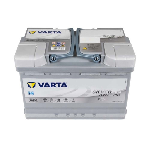 Автомобільний акумулятор VARTA Silver Dynamic AGM 70Ah 760А R+ (правий +) E39