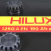 Автомобільний акумулятор HILUX Black 190Ah 1250A L+ (лівий +) B5