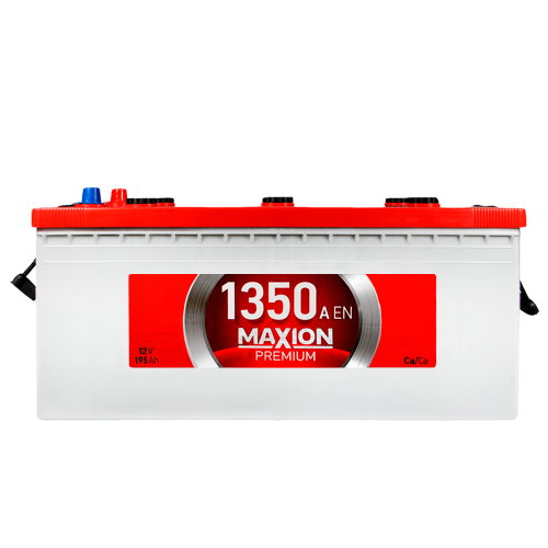 Автомобільний акумулятор MAXION Premium 195Аh 1350A L+ (лівий +) TR D5